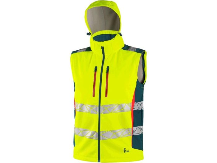 Jacheta softshell reflectorizanta Canis CXS 1117 BEDFORD, 100% poliester [3]