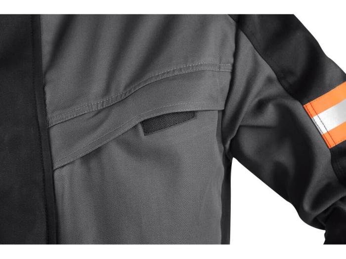 Jacheta de lucru multirisc Canis CXS 1120 WorkTech-Multi, 80% bumbac, 19% poliester, 1% fibra de carbon antistatica, 300gr/mp [3]