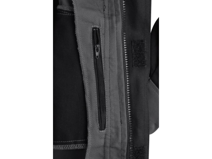 Jacheta de lucru multirisc Canis CXS 1120 WorkTech-Multi, 80% bumbac, 19% poliester, 1% fibra de carbon antistatica, 300gr/mp [6]