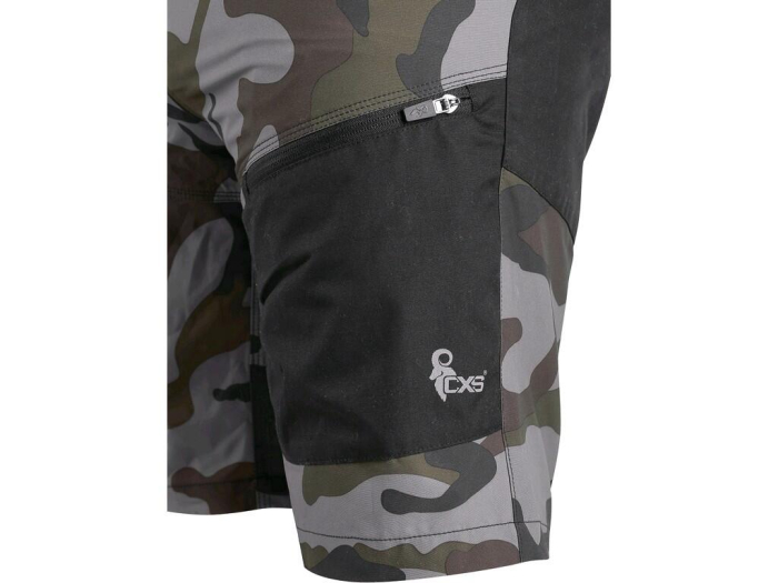 Pantaloni scurti de lucru Canis CXS 1450 DIXON, 92% poliester, 8% elastan, 180gr/mp [3]