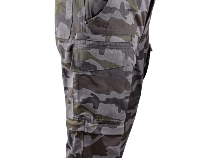 Pantaloni de lucru in talie Canis CXS 1490 CAMO, 65% poliester, 35% bumbac, 240gr/mp [4]