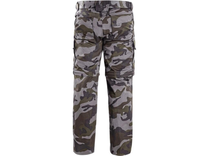 Pantaloni de lucru in talie Canis CXS 1490 CAMO, 65% poliester, 35% bumbac, 240gr/mp [2]