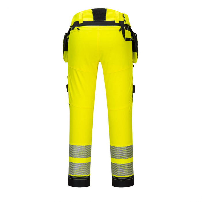 Pantaloni reflectorizanti Portwest DX442 DX4, cu buzunare detasabile, 92% poliester 8% elastan, 270g [3]