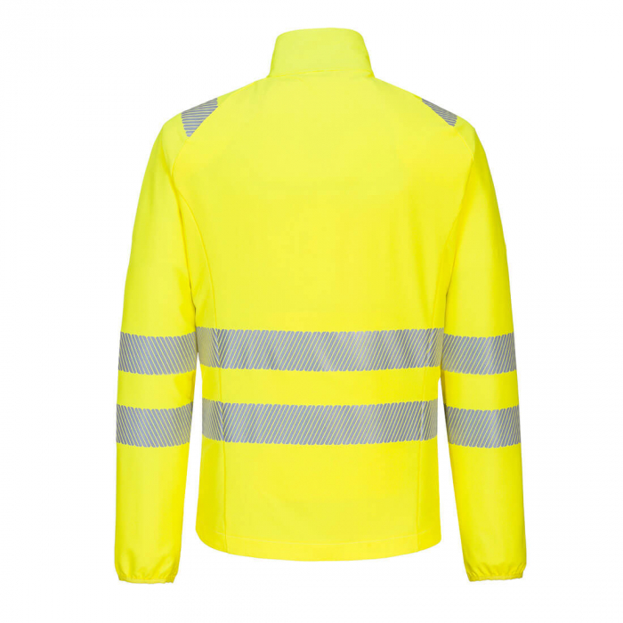 Jacheta softshell reflectorizanta Portwest DX4 ZIP BASE LAYER DX481, 92% poliester, 2% elastan, 210 gr/mp [2]