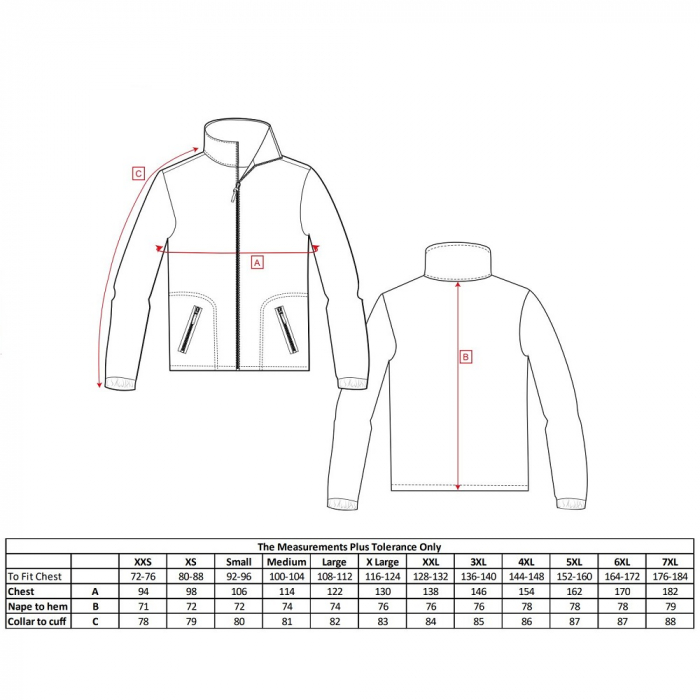 Jacheta fleece Portwest ARGYLL F400, 100% poliester, 400 gr/mp [2]