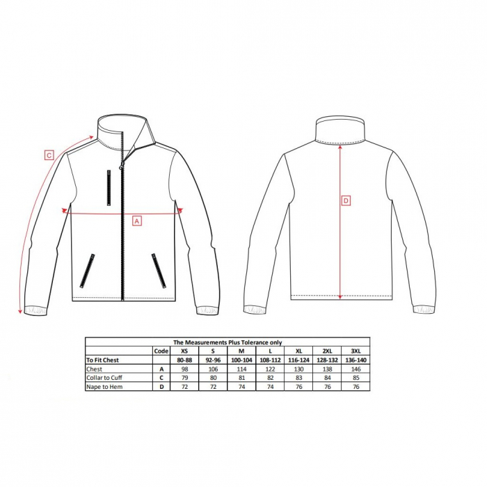 Jacheta fleece Portwest CITY F401, 100% poliester, 410g [2]
