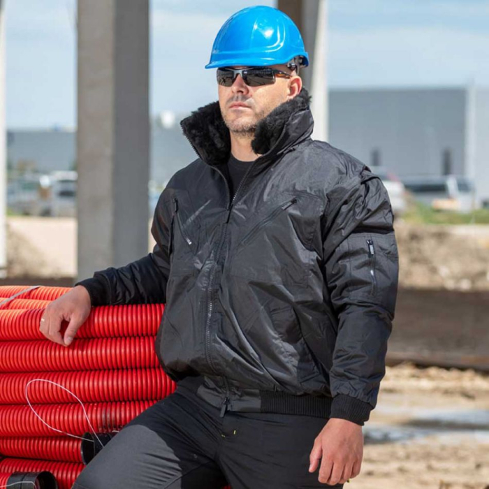 Scurta vatuita de iarna Stenso BN PILOT, 50% bumbac, 50% poliester, 245 gr/mp [2]