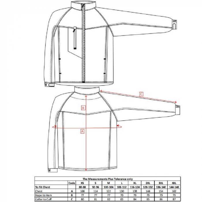 Geaca softshell Portwest OREGON TK40, 94% Poliester, 6% elastan, 320g [2]