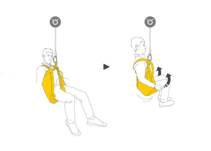 Ham pentru salvare tip triunghi Petzl THALES C061Aa00, compatibil cu scripete ROOLCAB si REEVE [4]