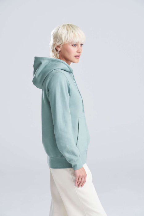 Hanorac cu fermoar si gluga dama Just Hoods WOMEN'S COLLEGE ZOODIE, 80% bumbac, 20% poliester, 280 g/mp [5]