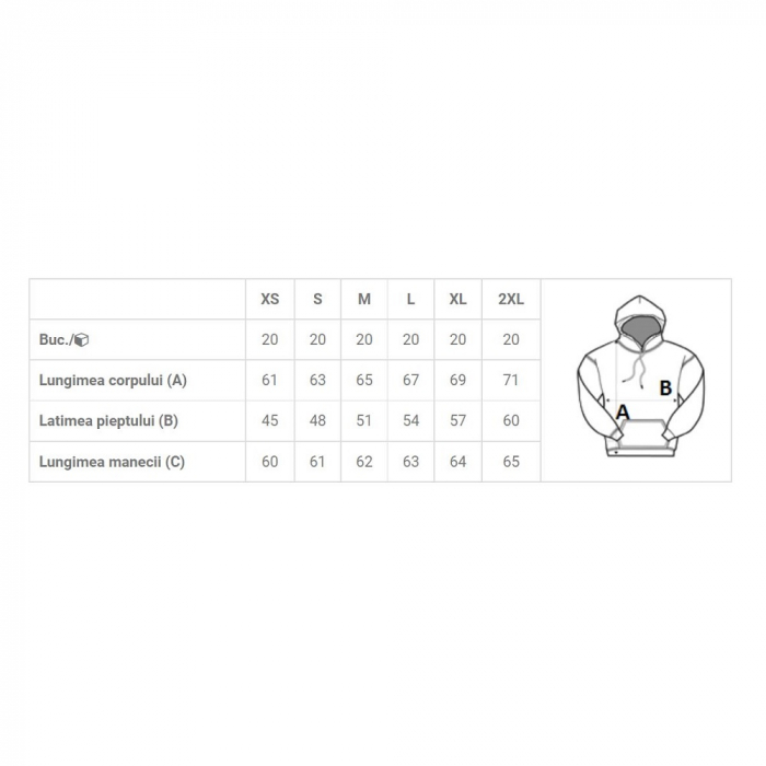 Hanorac cu gluga dama Kariban K4028, 85% bumbac, 15% poliester, ecofriendly, 280 gr/mp [2]