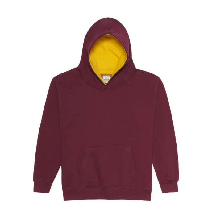 Hanorac cu gluga pentru copii in 2 culori Just Hoods KIDS VARSITY, 80% bumbac, 20% poliester, 280 g/mp [2]