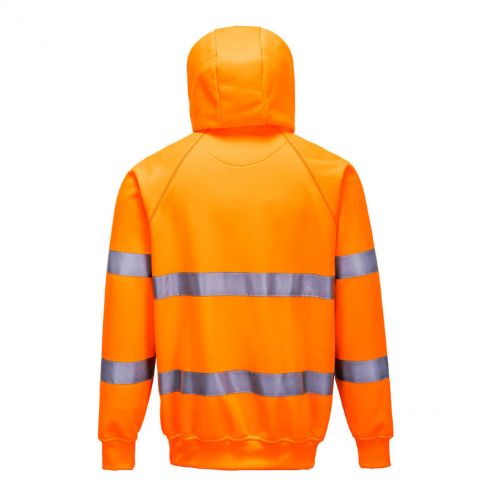 Hanorac cu gluga reflectorizant Portwest B304, 65% poliester, 35% bumbac, 300 gr/mp [2]