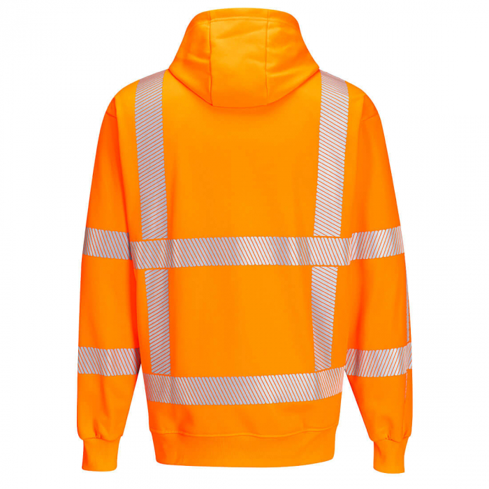 Hanorac cu gluga reflectorizant Portwest R477, 65% poliester, 35% bumbac, 300 gr/mp [2]