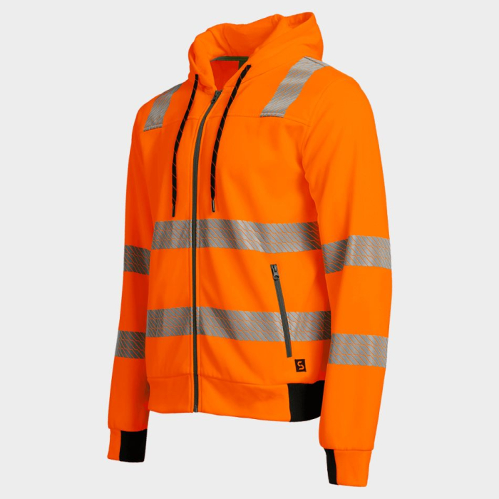 Hanorac cu gluga reflectorizant Stenso NOBEL HV, 100% poliester, 280 gr/mp [3]