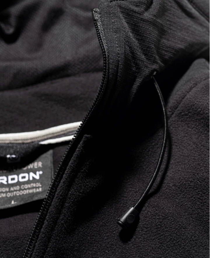 Jacheta fleece cu gluga Ardon ULTRITE® UNI, 92% nailon, 8% elastan [7]