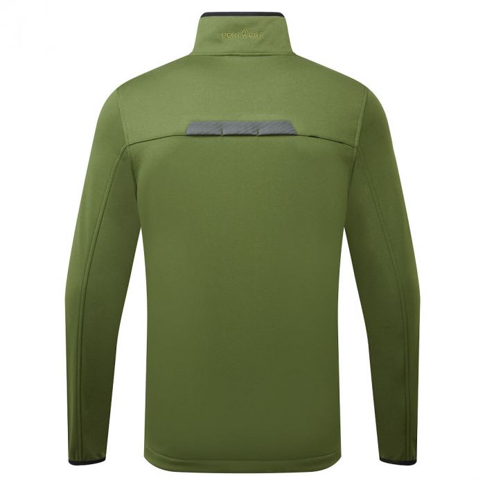Hanorac fleece fara gluga cu fermoar scurt Portwest T755, 100% poliester, 255 gr/mp [2]