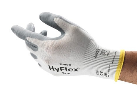 Manusi de protectie Ansell HYFLEX 11-800, impregnate in spuma de nitril [3]