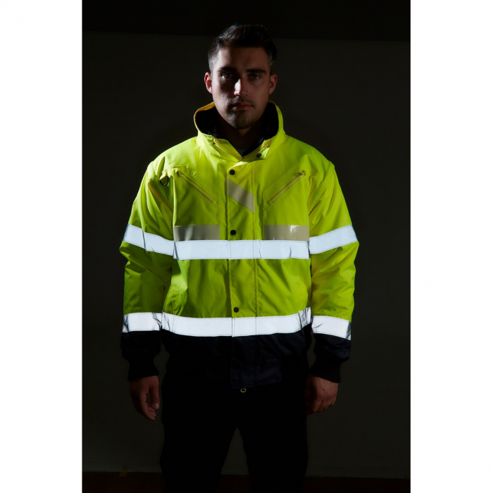 Jacheta reflectorizanta Portwest GLOWTEX 3IN1 G465, 100% poliester, 400 gr/mp [8]