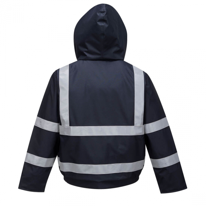 Jacheta reflectorizanta ignifuga Portwest BOMBER BIFLAME S783, protectie multipla, antistatica,  98% poliester, 2% fibra de carbon, 250g [3]