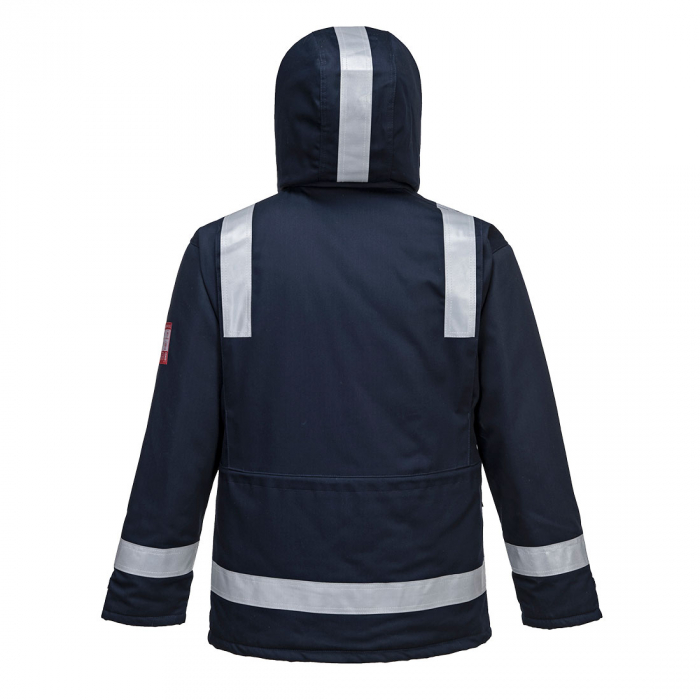 Scurta de iarna vatuita ignifuga Portwest FR59, antistatica, 99% bumbac, 1% fibra de carbon, 350g [3]