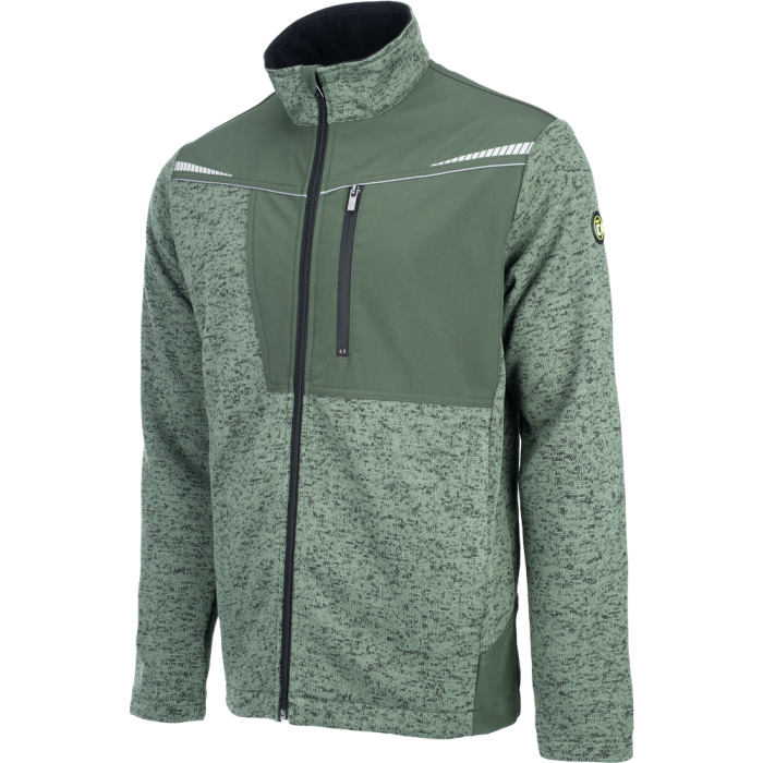 Jacheta fleece de lucru Cerva STIRLING STRETCH, 100% poliester reciclat, 260 g/mp [2]