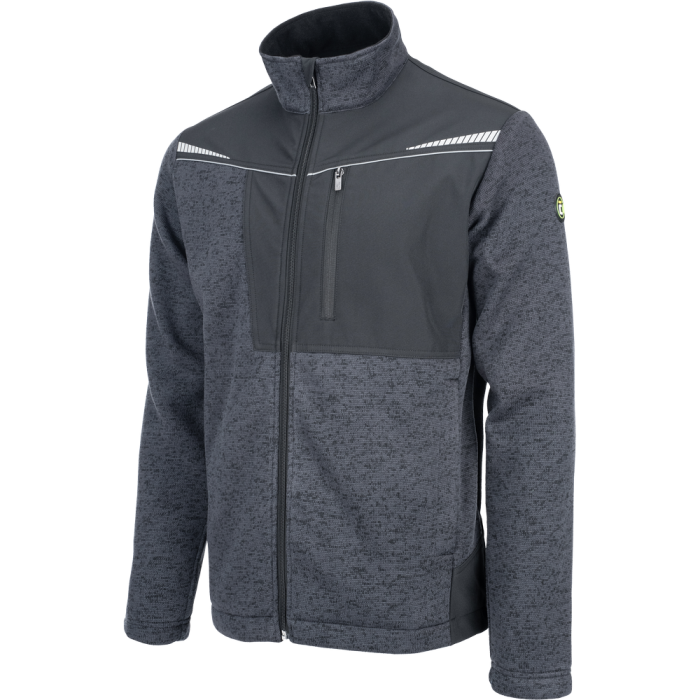 Jacheta fleece de lucru Cerva STIRLING STRETCH, 100% poliester reciclat, 260 g/mp [2]