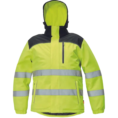 Jacheta de lucru cu benzi reflectorizante Cerva KNOXFIELD HV WINTER, 100% poliester, 180 gr/mp [1]