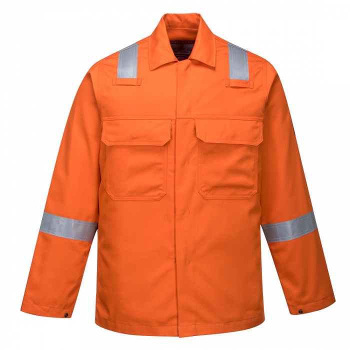 Jacheta de lucru cu benzi reflectorizante Portwest BIZWELD IONA BZ13, 100% bumbac, 330 gr/mp [1]