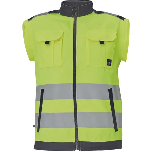 Jacheta de lucru reflectorizanta Cerva MAX VIVO HV, 65% poliester, 35% bumbac, 250 gr/mp [2]