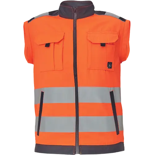 Jacheta de lucru reflectorizanta Cerva MAX VIVO HV, 65% poliester, 35% bumbac, 250 gr/mp [2]