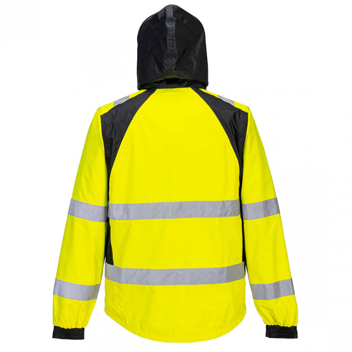 Jacheta de lucru reflectorizanta impermeabila cu gluga Portwest CD860, 100% poliester Oxford 300D, 190 gr/mp [2]