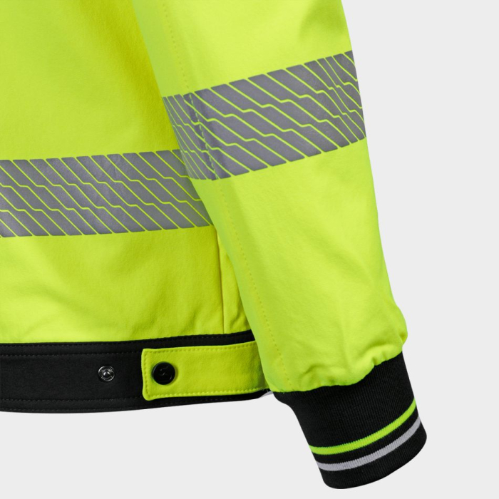 Jacheta de lucru reflectorizanta Stenso REVOLT HV 4STRETCH, cu gluga detasabila, 100% poliester, 280 gr/mp [7]