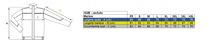 Jacheta de lucru Renania LOVE VANTAGGIO, 100% bumbac, 250gr/mp [2]
