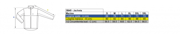 Costum salopeta clasica Renania SOLOMON, 100% bumbac, 245gr/mp [2]
