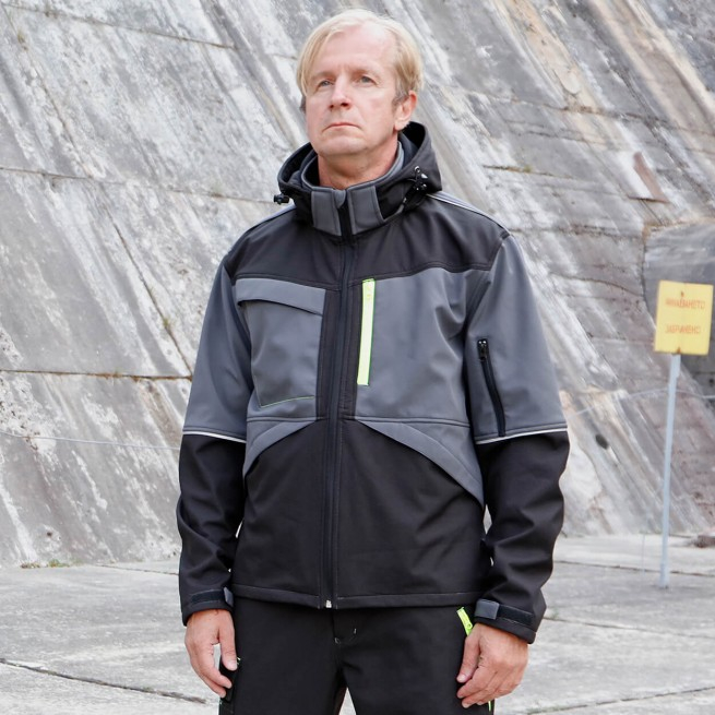 Jacheta de lucru softshell Stensto PRISMA SOFTSHELL 2.0, 96% poliester, 4% spandex, 280 gr/mp [2]