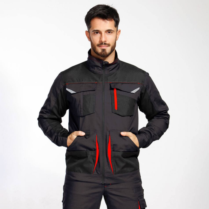 Jacheta de lucru Stenso KASTOR STRETCH, 65% poliester, 32% bumbac, 3% spandex, 250 gr/mp [2]