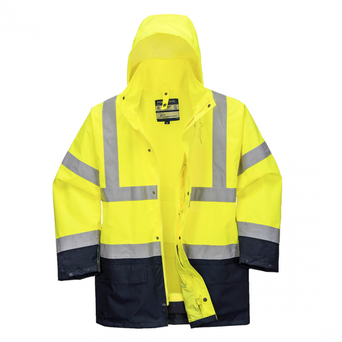 Scurta vatuita de iarna reflectorizanta Portwest ESSENTIAL 5in1 S766, 100% poliester, 190 gr/mp [1]