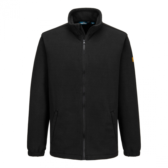 Jacheta fleece antistatica Portwest AS26, 98% poliester, 2% fibra carbon, 280 gr/mp [1]