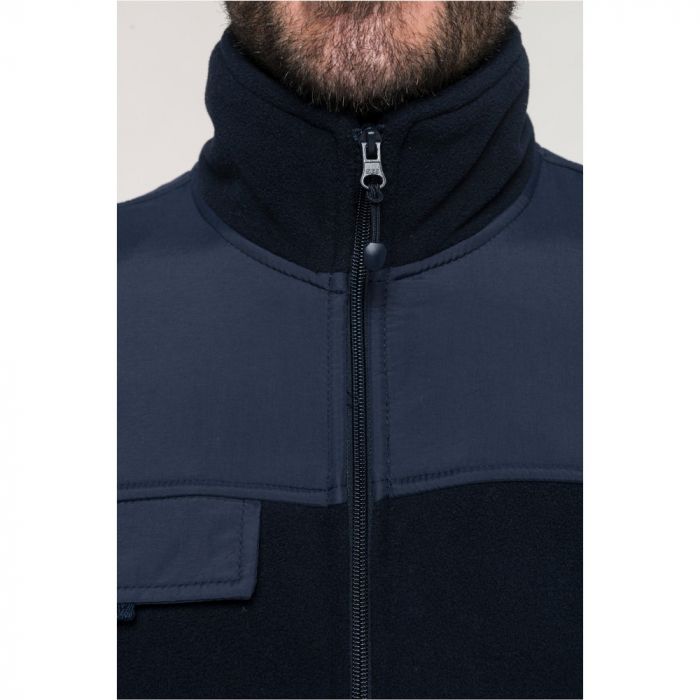 Jacheta fleece Kariban WK9105, 100% poliester, maneci detasabile [7]