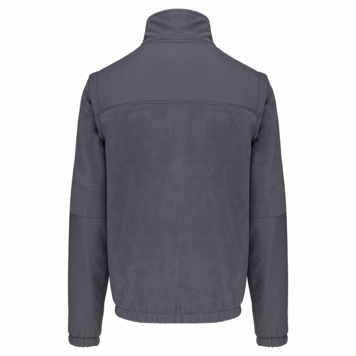 Jacheta fleece Kariban WK9105, 100% poliester, maneci detasabile [4]