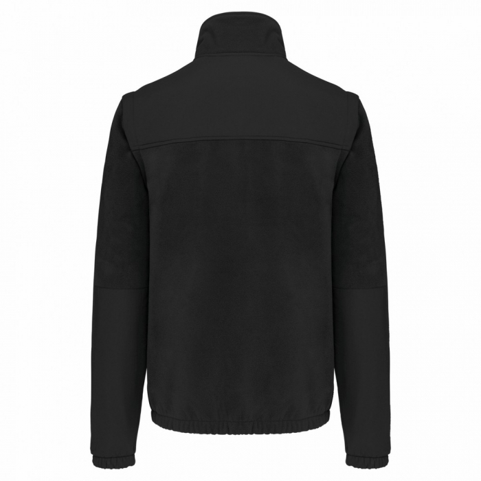 Jacheta fleece Kariban WK9105, 100% poliester, maneci detasabile [4]