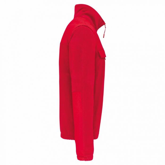 Jacheta fleece Kariban WK9105, 100% poliester, maneci detasabile [3]