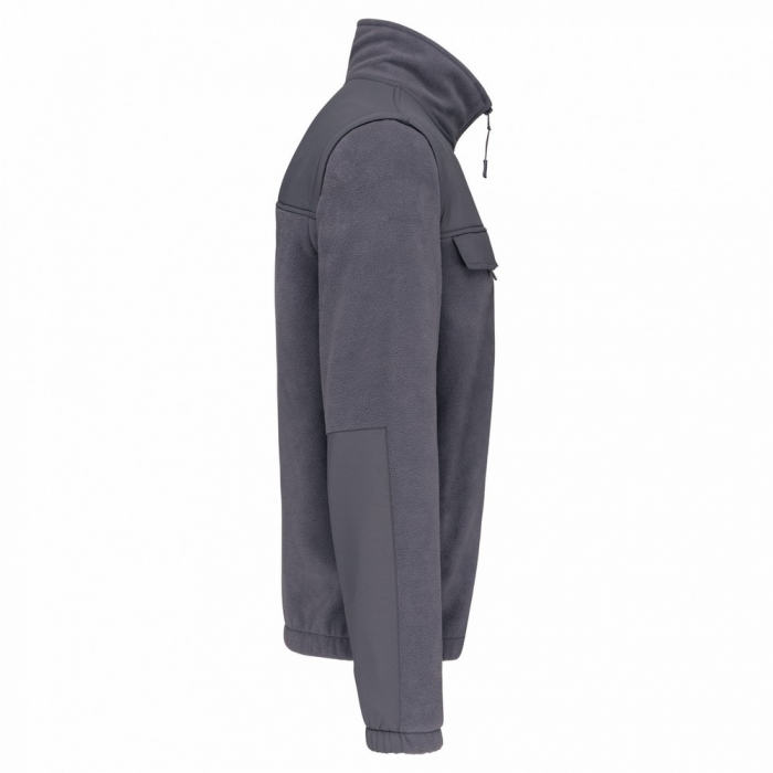Jacheta fleece Kariban WK9105, 100% poliester, maneci detasabile [3]
