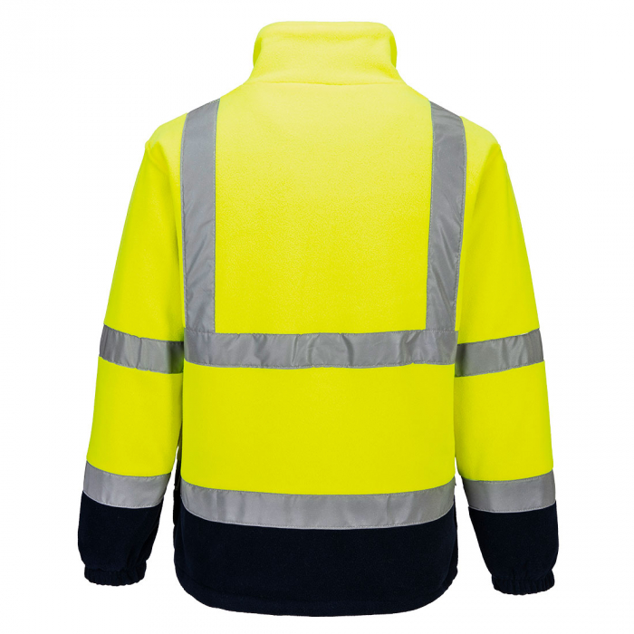 Jacheta Fleece reflectorizanta Portwest F301 PW Hi-Vis Contrast 100% poliester, 300 gr/mp [2]