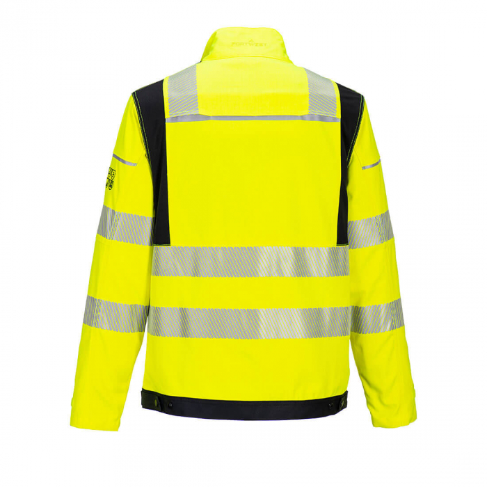 Jacheta ignifuga reflectorizanta Portwest FR714, 60% modacrilic, 39% bumbac, 1% fibre carbon, 280 gr/mp [2]