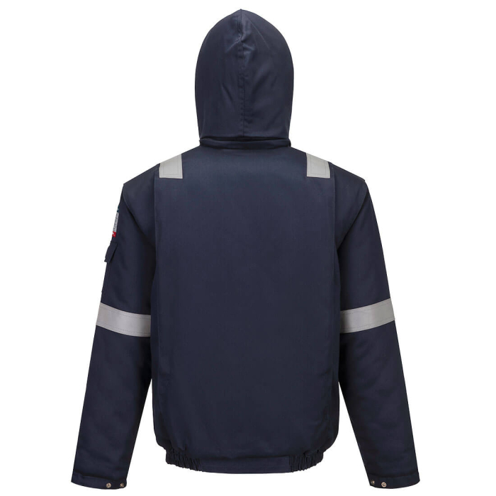 Jacheta ignifugata Portwest FR731 Bizflame Work FR BOMBER, 99% bumbac, 1% fibra de carbon, 210gr/mp [2]