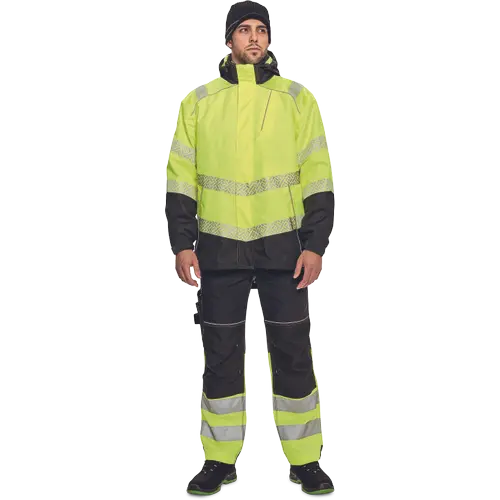 Jacheta impermeabila cu benzi reflectorizante Cerva KNOXFIELD PROFI, 100% poliester [2]