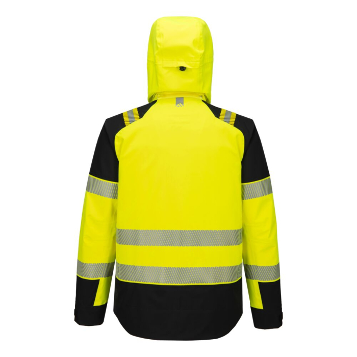 Jacheta impermeabila reflectorizanta cu gluga Portwest PW3 Hi-Vis, 100% poliester, 160 gr/mp [2]