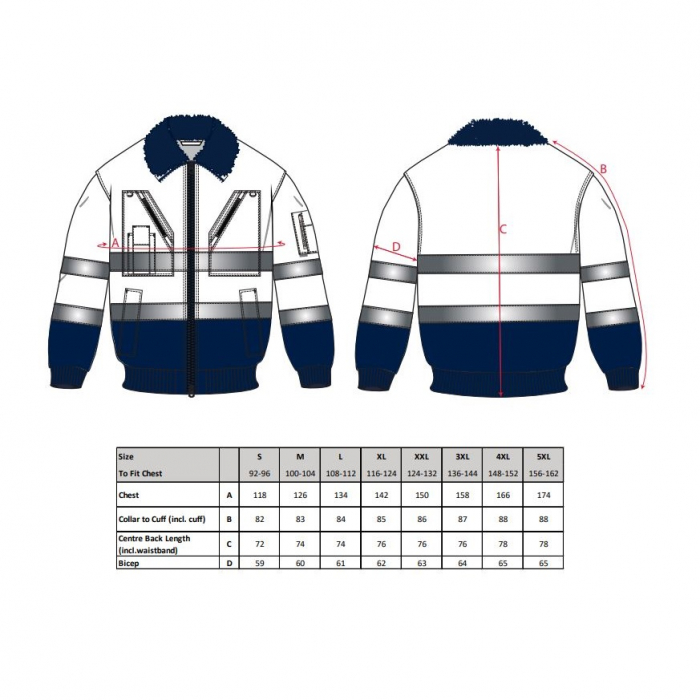 Jacheta reflectorizanta Portwest PILOT PJ50, 3IN1, 55% bumbac, 45% poliester 240g [2]
